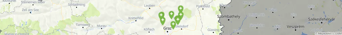 Map view for Pharmacies emergency services nearby Passail (Weiz, Steiermark)